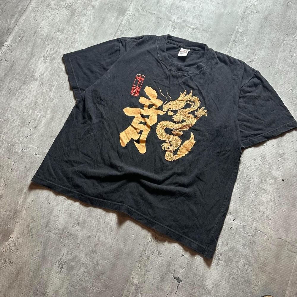 Unbranded Men's Black and Grey T-shirt